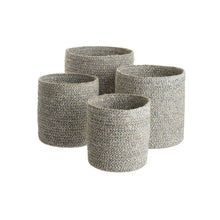 Load image into Gallery viewer, Melia Organizer Baskets Set of 4 in Black, Clay, Sand, and Slate