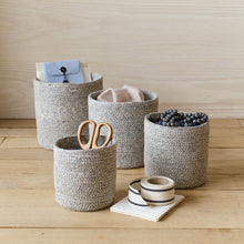 Load image into Gallery viewer, Melia Organizer Baskets Set of 4 in Black, Clay, Sand, and Slate
