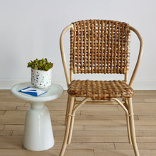 Load image into Gallery viewer, Venezia Side Table in blue and white
