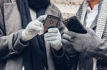 Load image into Gallery viewer, Digits Touchscreen Gloves (S/M), (L/XL) in dark and light gray

